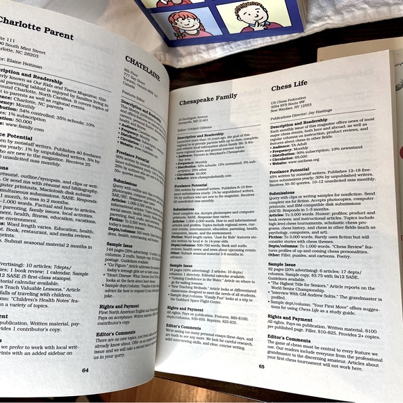 Vintage Children’s Writer Guide to 2005, 2001 Children’s Book / Magazine Market - Picture 11 of 13